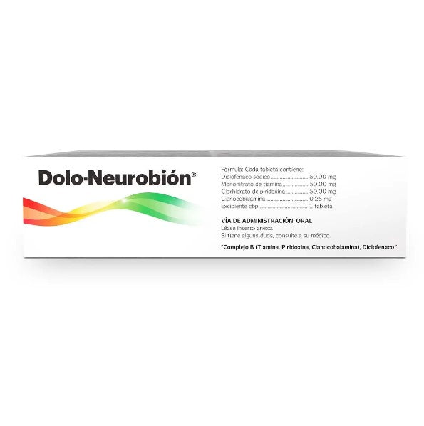 Dolo Neurobión 50mg 2 Cajas de 20 Tabletas c/u