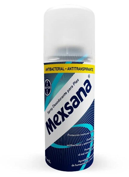 Mexsana Talco Spray Desodorante para Pies3 Frascos de 150mL c/u