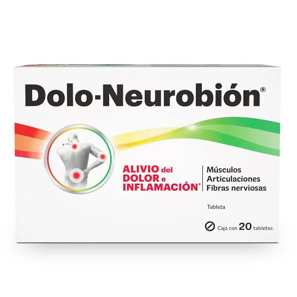 Dolo Neurobión 50mg 2 Cajas de 20 Tabletas c/u