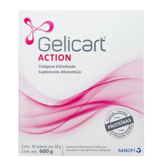 Gelicart Action suplemento alimenticio 30 sobres 20 mg